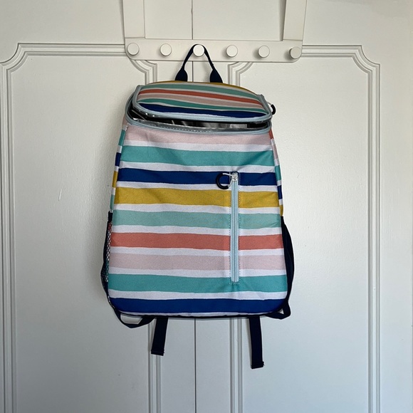 Target Bags Striped Insulated Cooler Backpack Poshmark